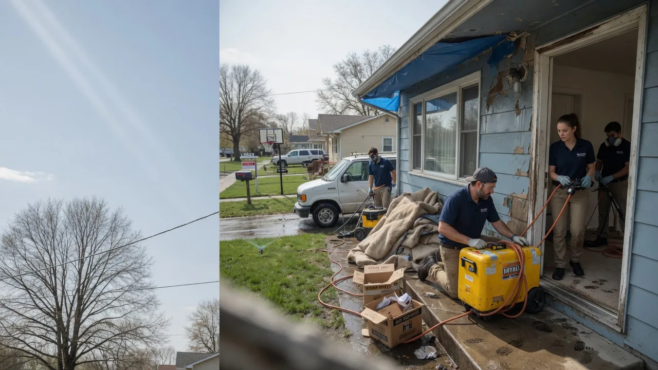 Basement Flood Cleanup in Sheridan, IN near me